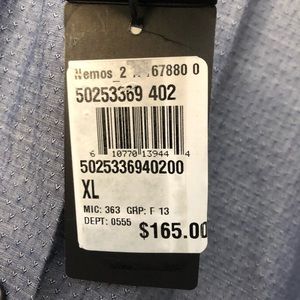 Hugo boss long sleeve shirt